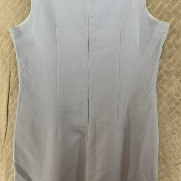 Tasia Womens 12 Dress Light Blue Above the Knee Sheath Conservative Pencil - Picture 12 of 14